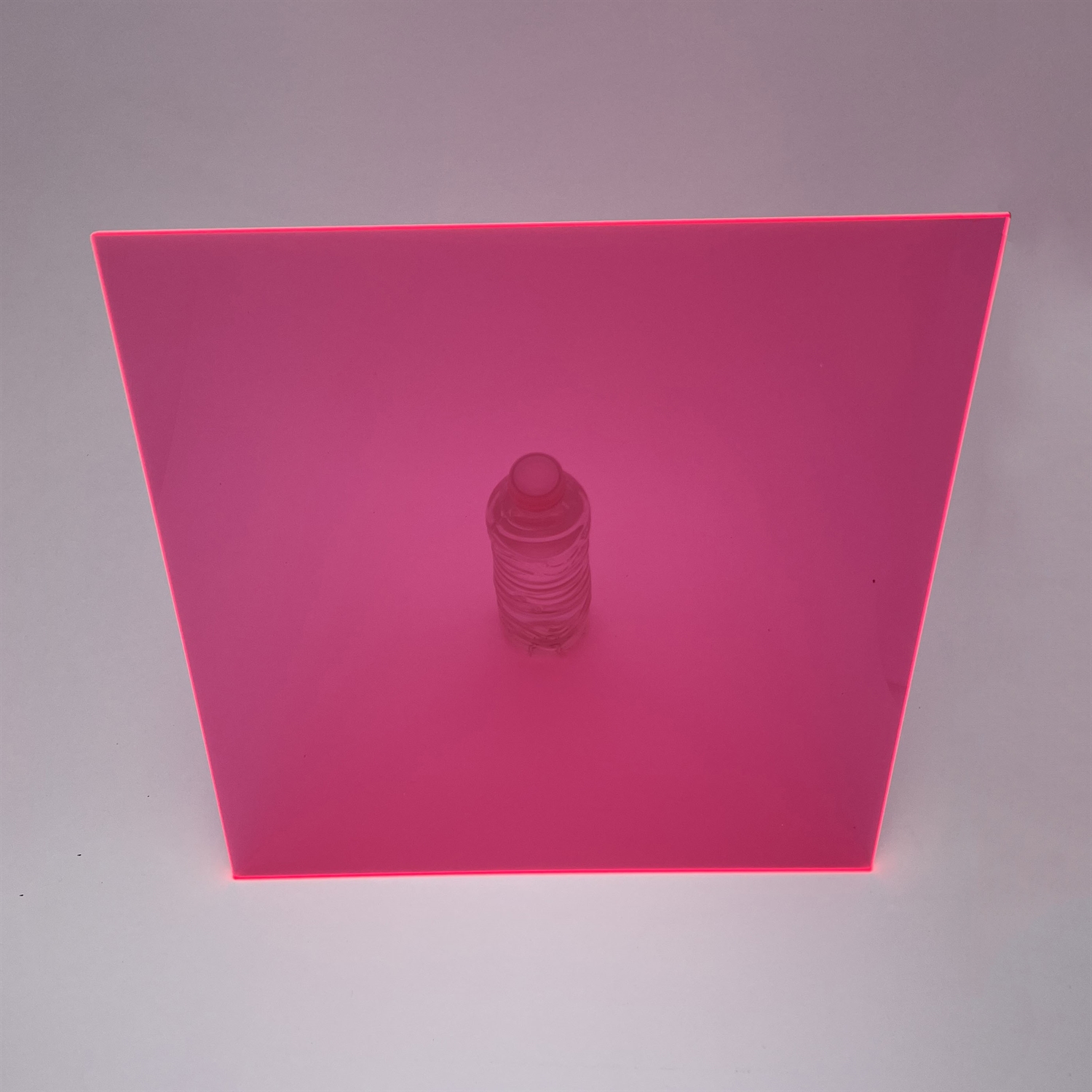 luminescent Rose Acrylique plaque plastique