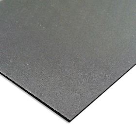 Noir perlé plaque plastique ABS malléable