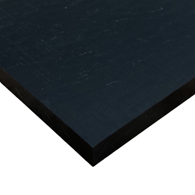 Durable POM plaque Noir sur mesure